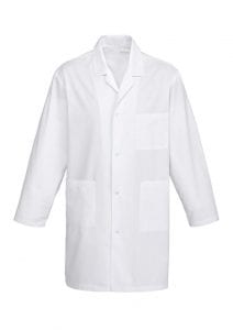 Unisex Classic Lab Coat White