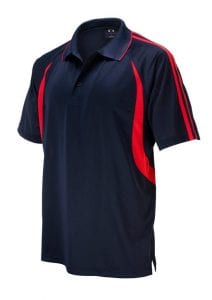 Flash Unisex Polo Navy/Red